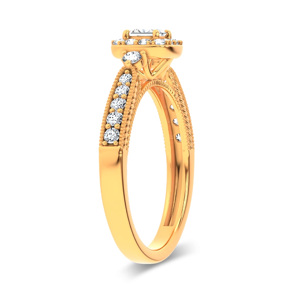 14K 0.55CT Certified Lab Grown Promise Ring