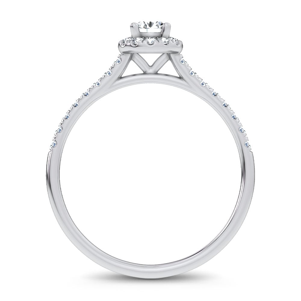 14K 0.40CT Certified Lab Grown Promise Ring