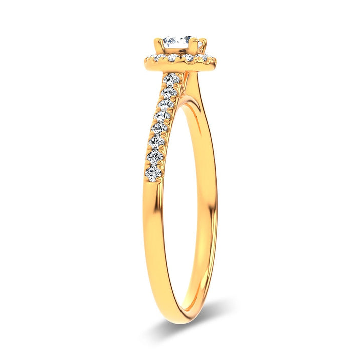 14K 0.40CT Certified Lab Grown Promise Ring