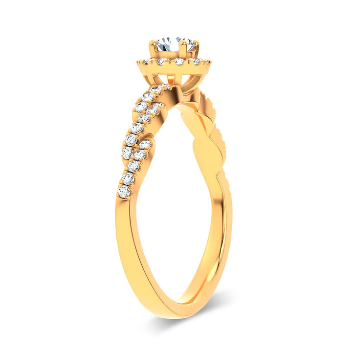 14K 0.33CT Certified Lab Grown Ring