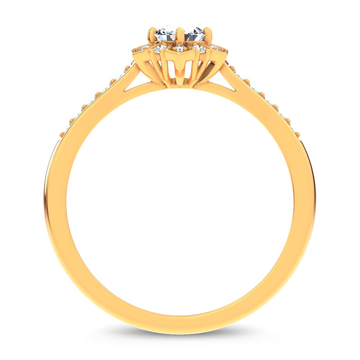 14K 0.50CT Certified Lab Grown Ring