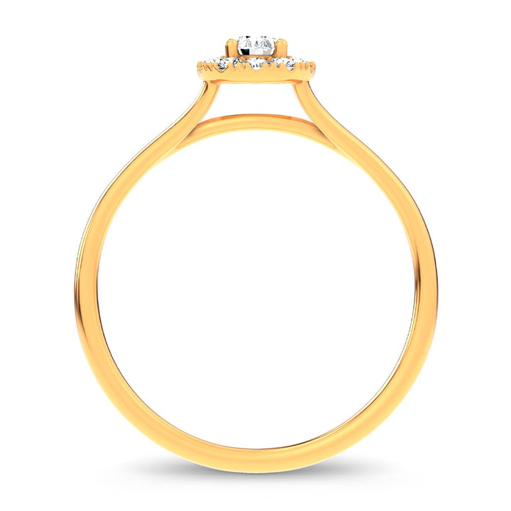 14K 0.33CT Certified Lab Grown Ring