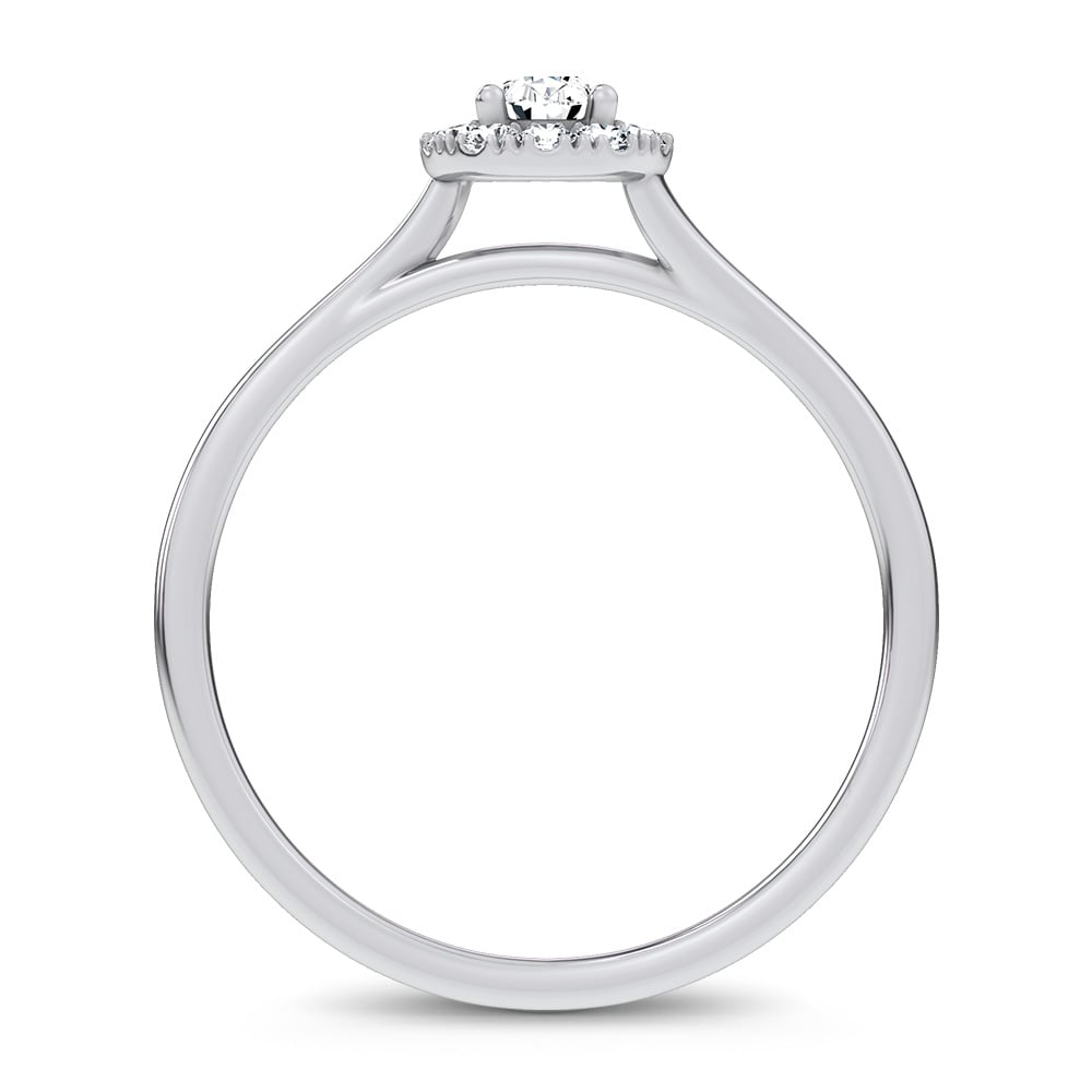 14K 0.33CT Certified Lab Grown Promise Ring