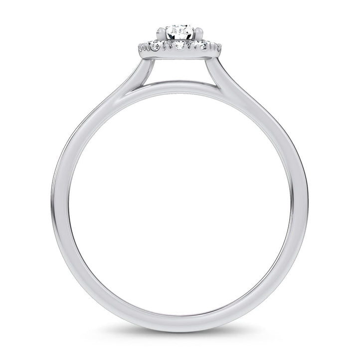14K 0.33CT Certified Lab Grown Promise Ring
