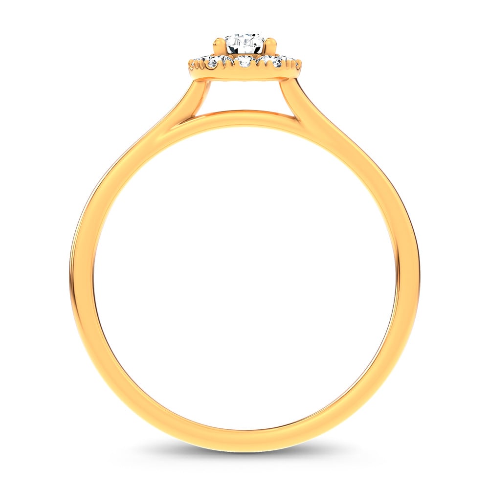 14K 0.33CT Certified Lab Grown Promise Ring