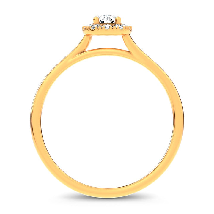 14K 0.33CT Certified Lab Grown Promise Ring