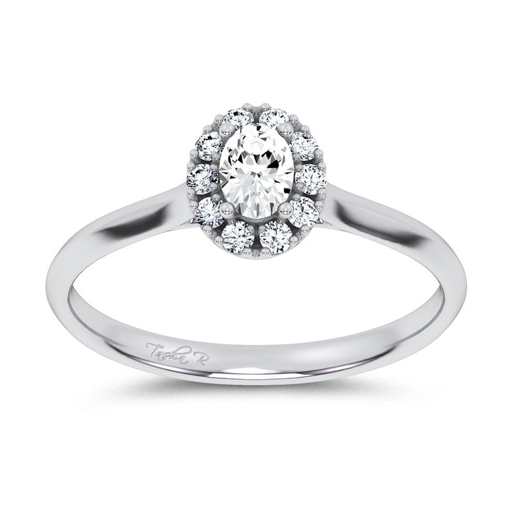 14K 0.33CT Certified Lab Grown Promise Ring