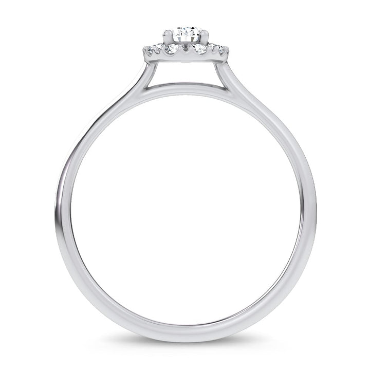 14K 0.33CT Certified Lab Grown Promise Ring
