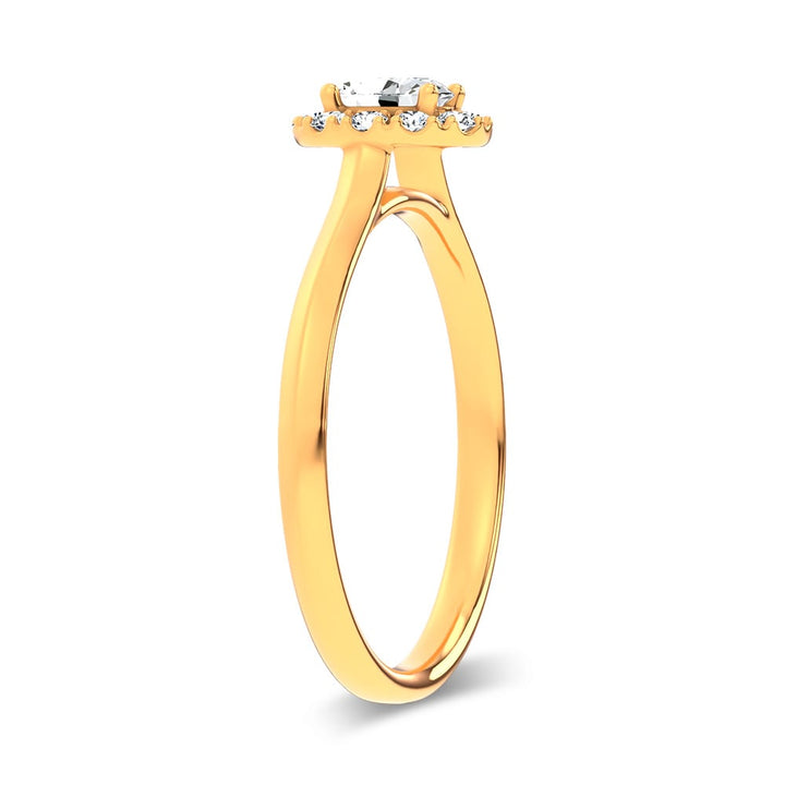 14K 0.33CT Certified Lab Grown Promise Ring