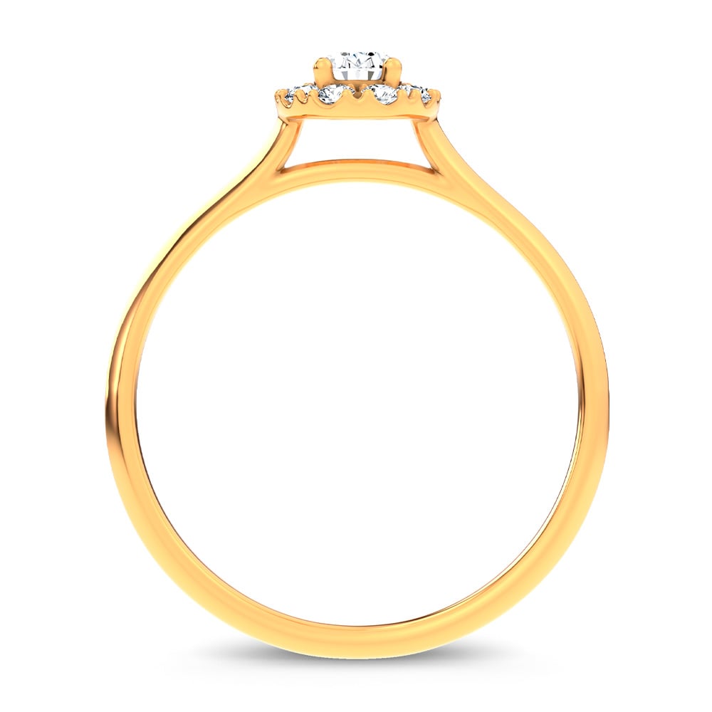 14K 0.33CT Certified Lab Grown Promise Ring