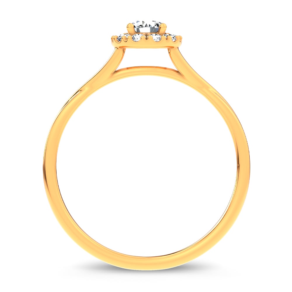 14K 0.33CT Certified Lab Grown Ring