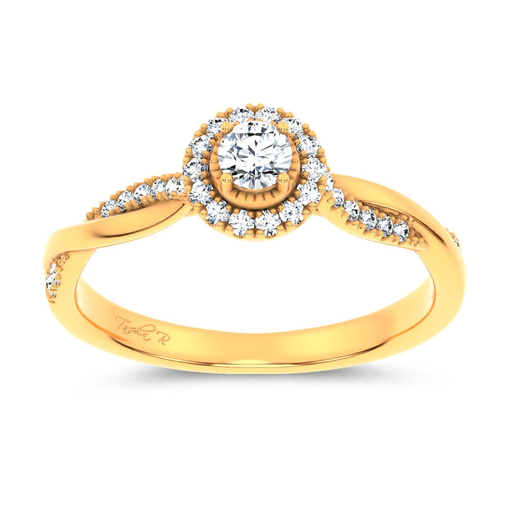14K 0.33CT Certified Lab Grown Ring