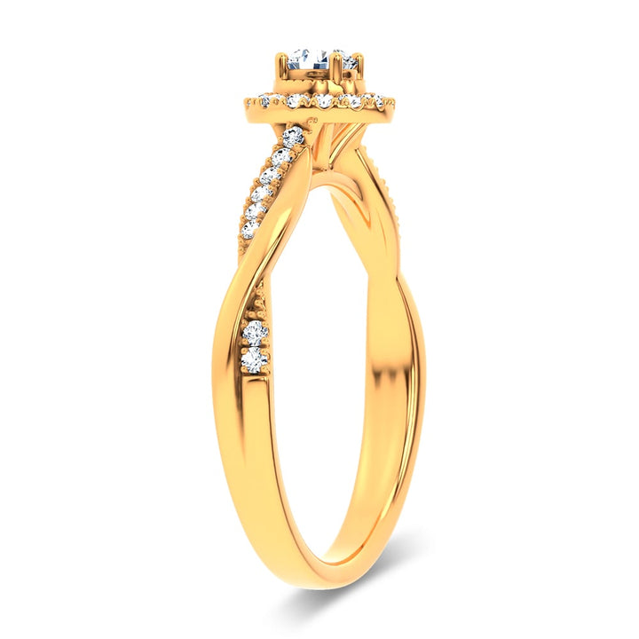 14K 0.33CT Certified Lab Grown Ring