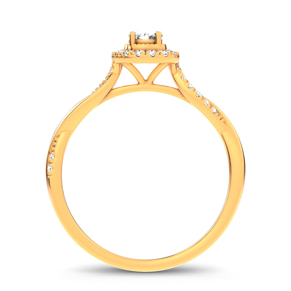 14K 0.33CT Certified Lab Grown Ring