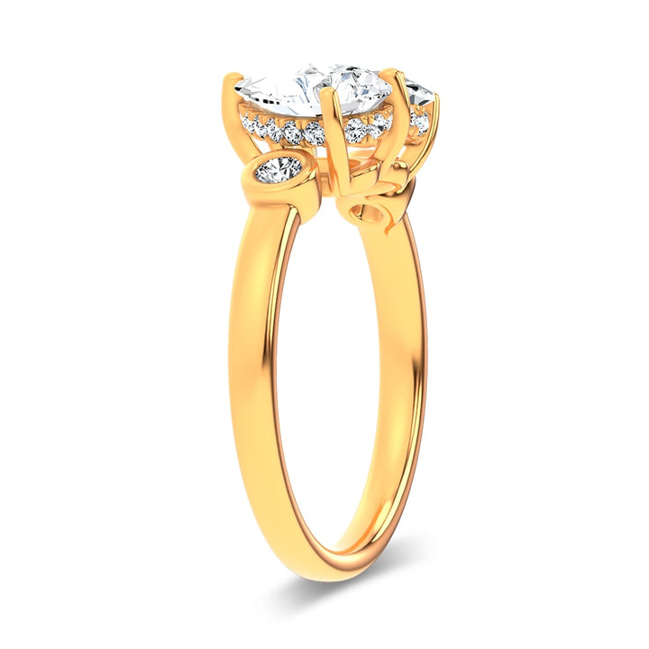 14K 0.25CT Certified Lab Grown Ring