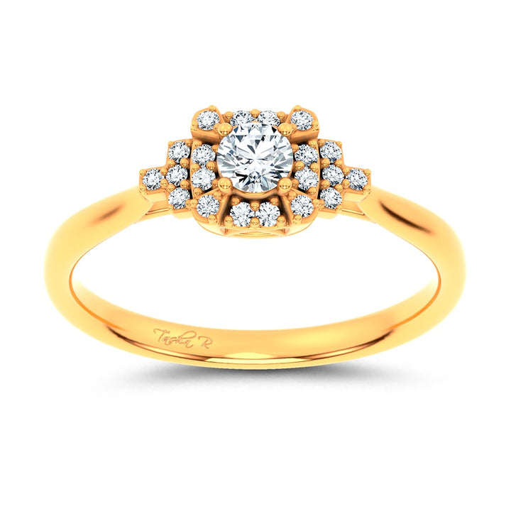 14K 0.25CT Certified Lab Grown Ring