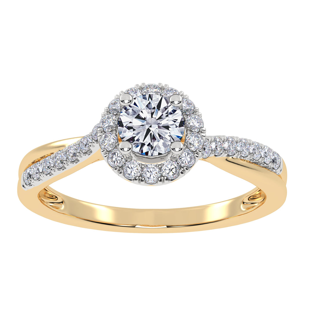 10K 0.50CT  Lab Grown Promise Ring