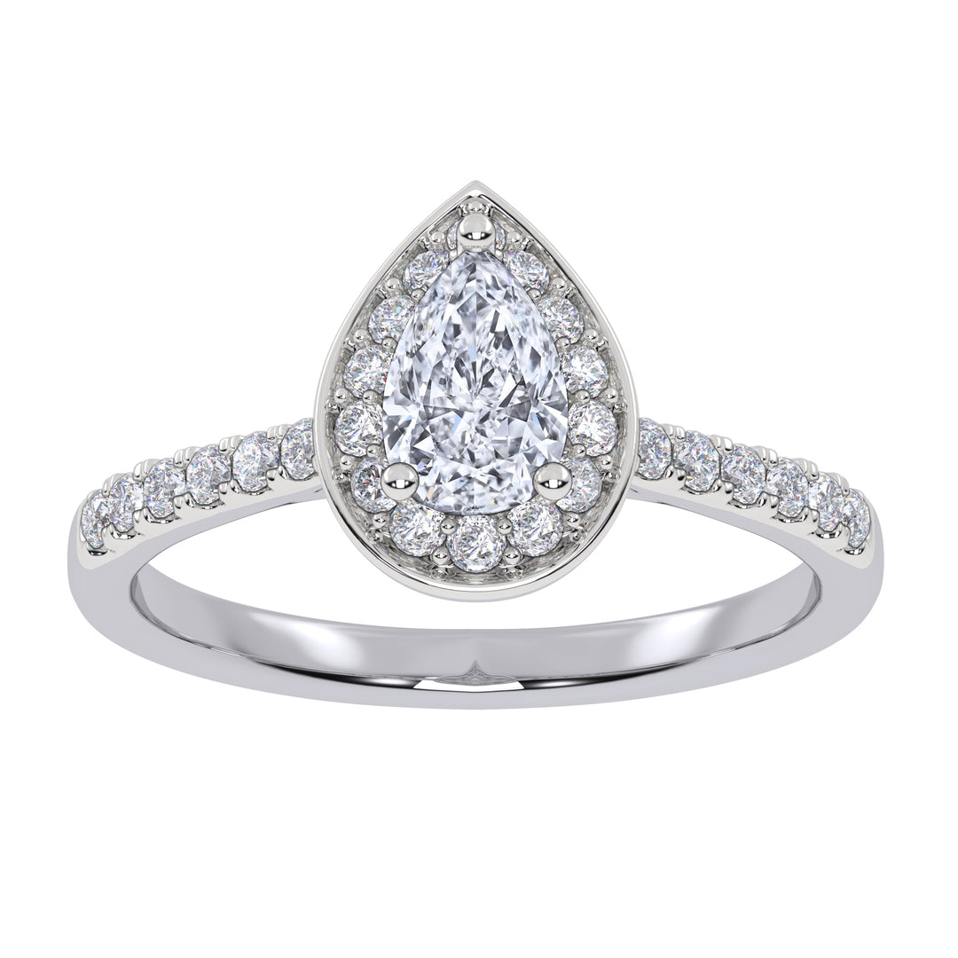 10K 0.51CT  Lab Grown Promise Ring