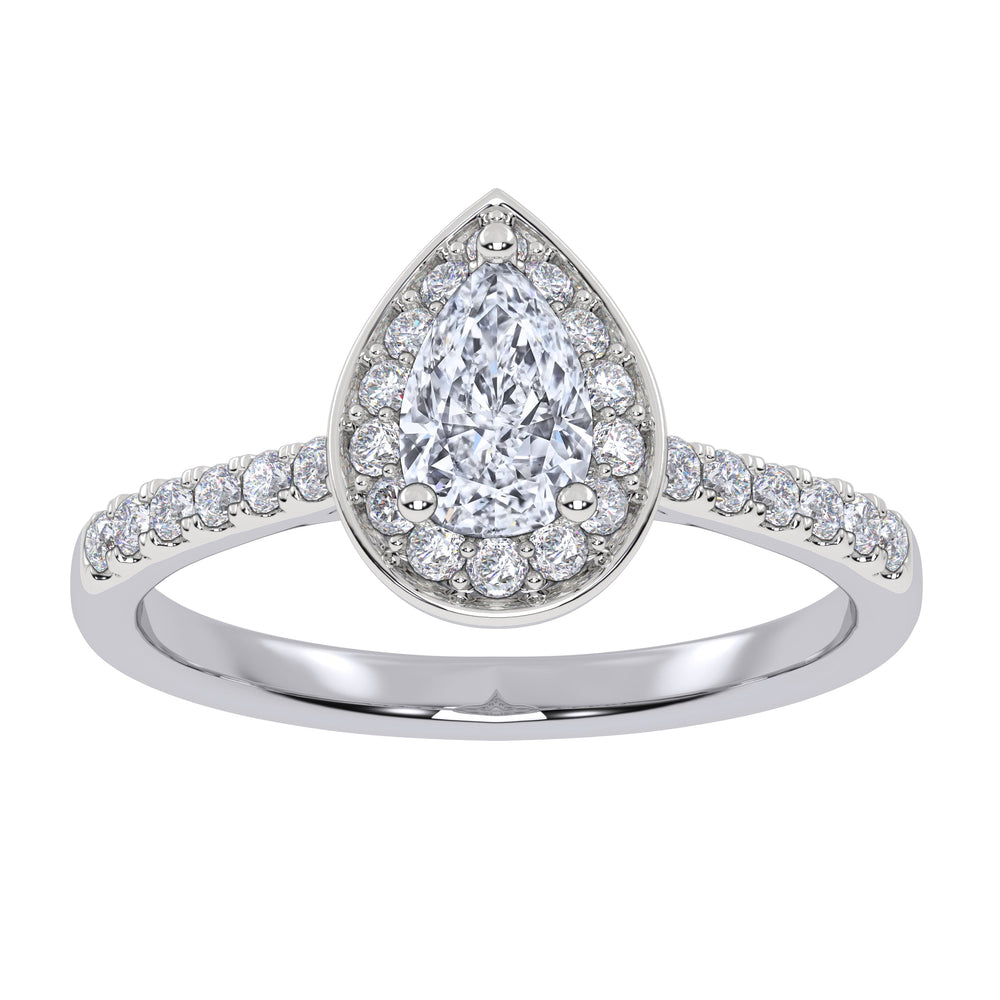 10K 0.51CT  Lab Grown Promise Ring
