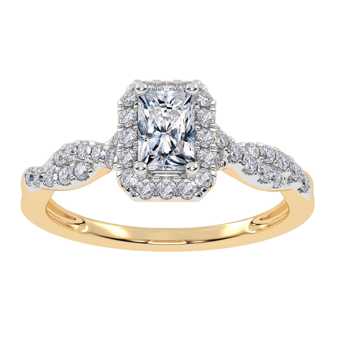 10K 0.51CT Lab Grown Promise Ring