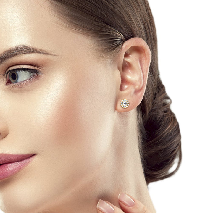 14K 0.50CT Certified Lab Grown Earrings
