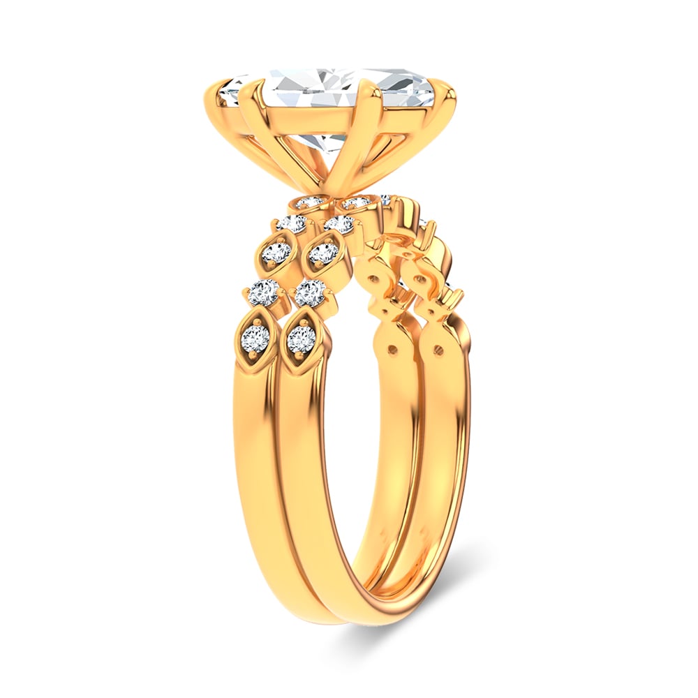 14K 1.50CT DIAMOND BRIDAL SET