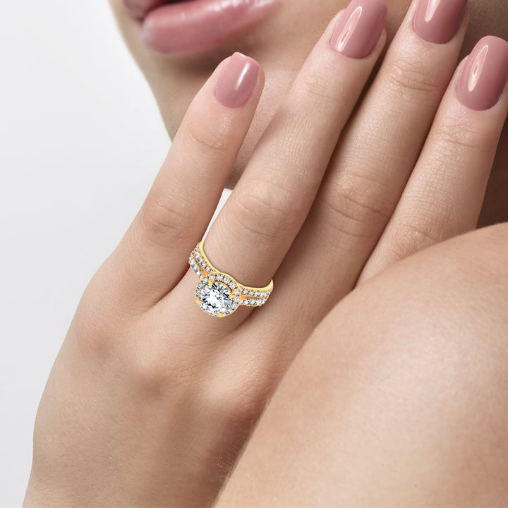 14K 3.00CT DIAMOND TRIO SET