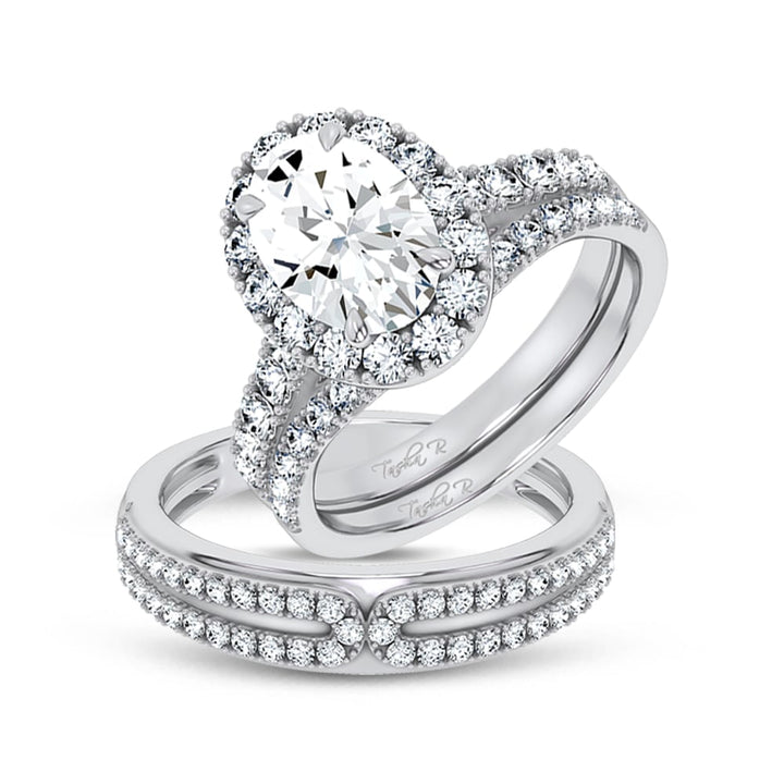 14k 3.17CT Certified Lab Grown Trio Sets