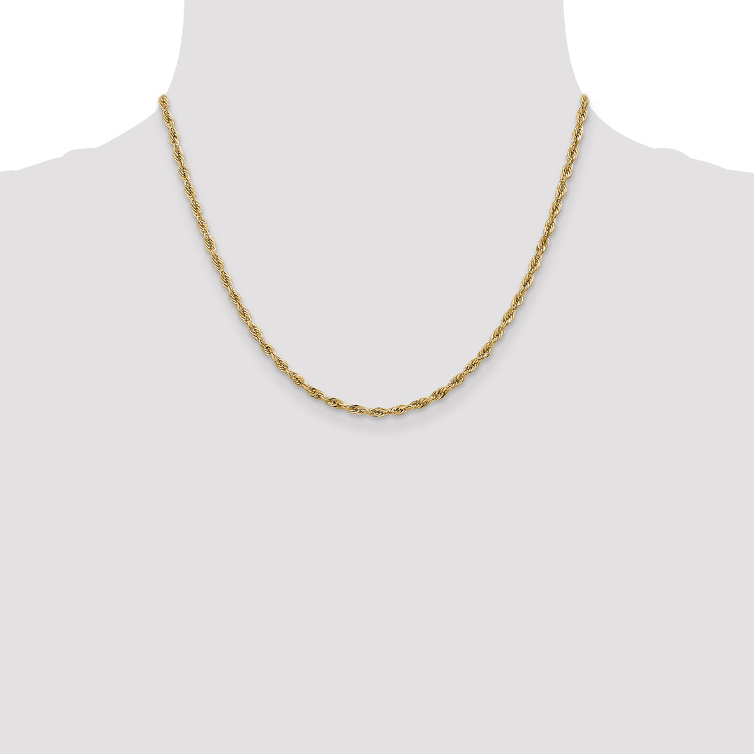 14ky 2.8mm Semi-Solid Rope Chain