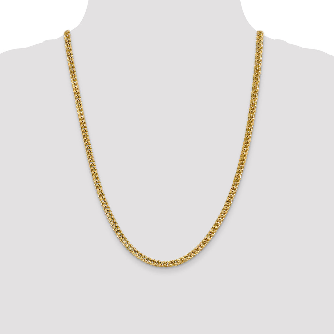 14k 4.5mm Semi-Solid Franco Chain