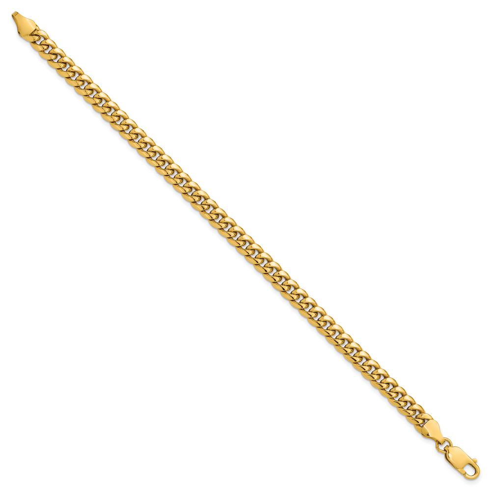 14k 6mm Semi-Solid Miami Cuban Chain