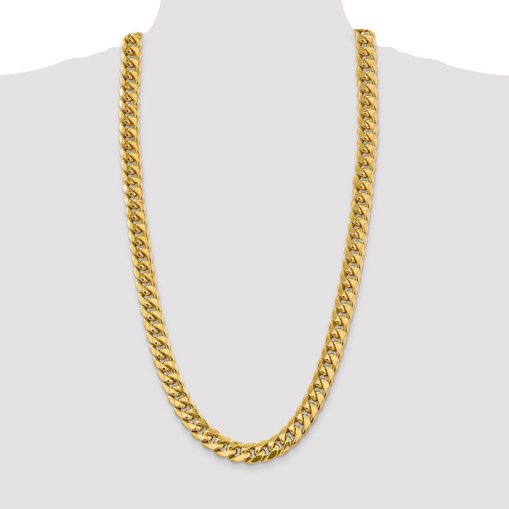 14k 13.2mm Semi-Solid Miami Cuban Chain