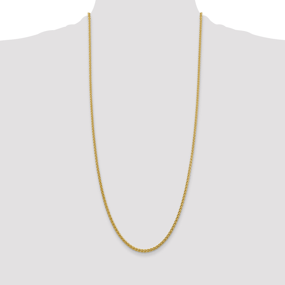 14k 2.75mm Semi-solid Wheat Chain