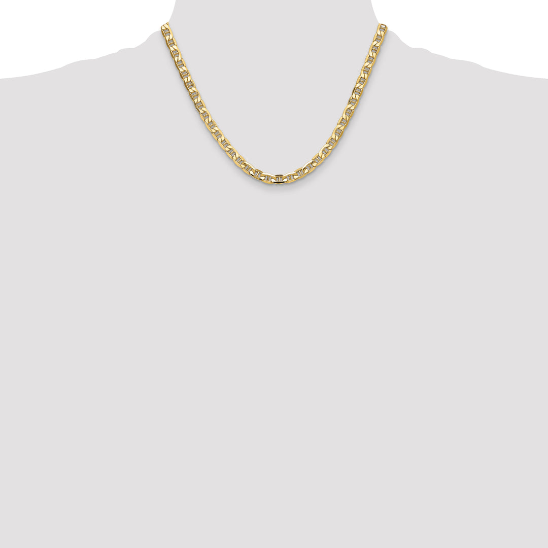 14k 6.25mm Semi-Solid Anchor Chain