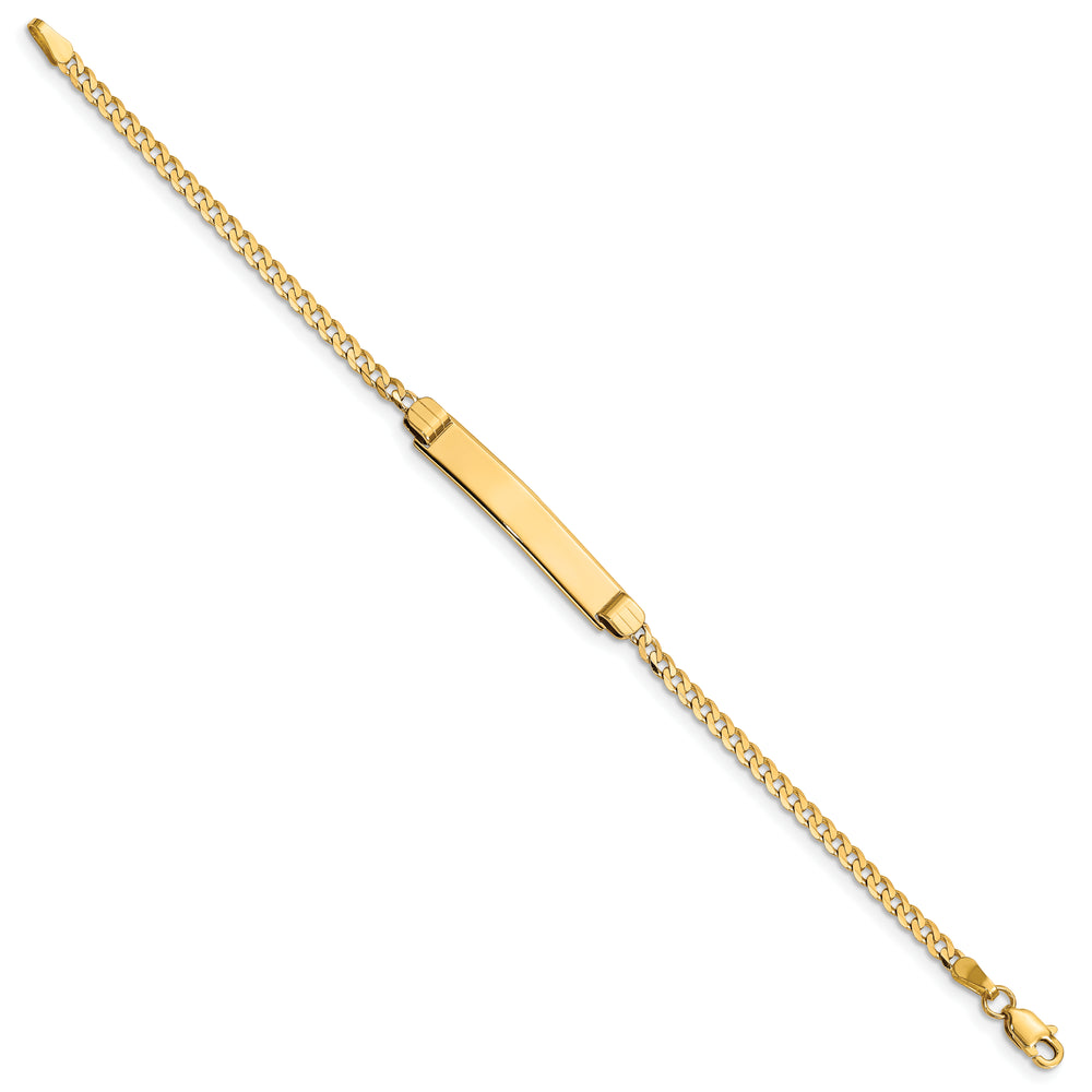 14k Childrens Curb Link ID Bracelet