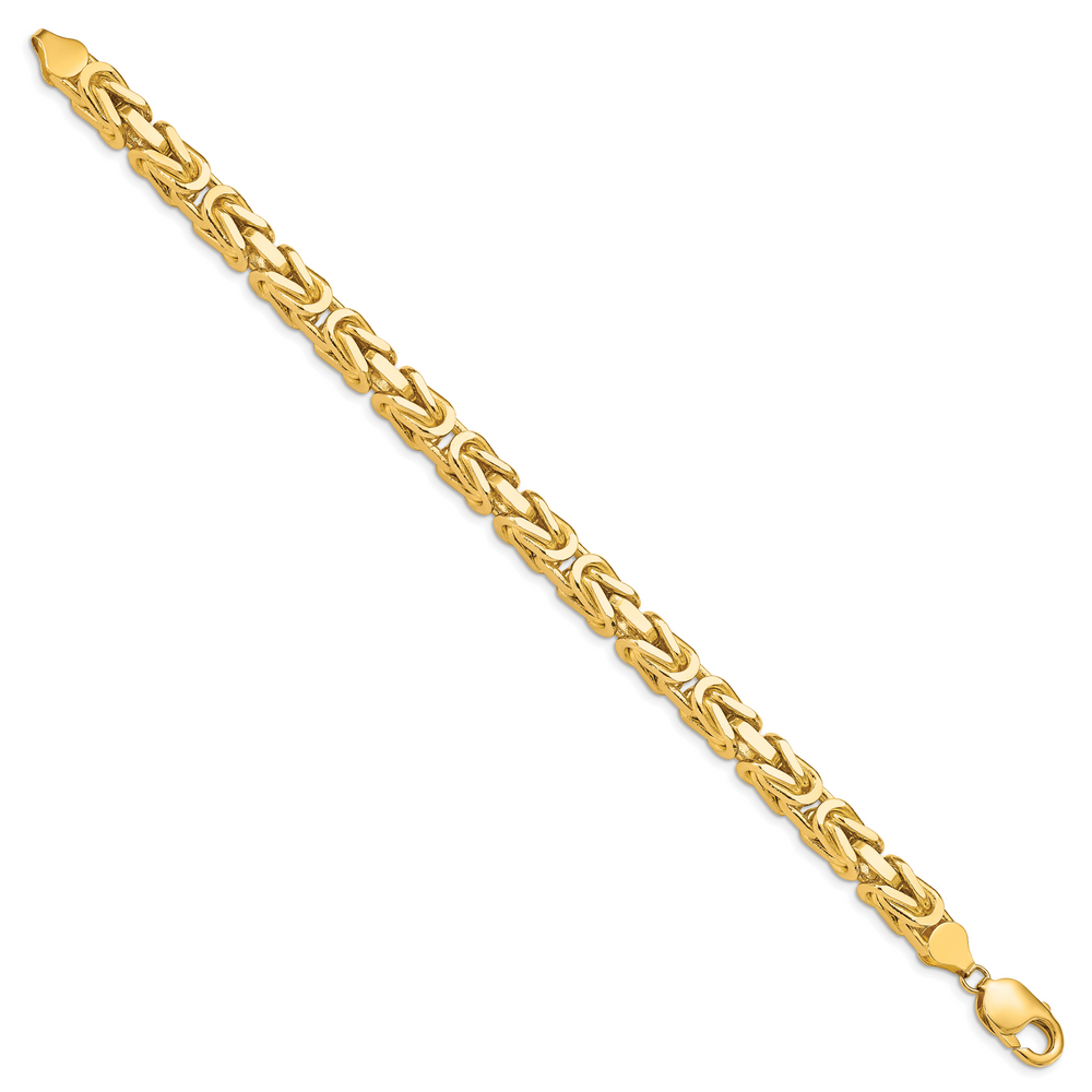 14k 6.5mm Byzantine Chain