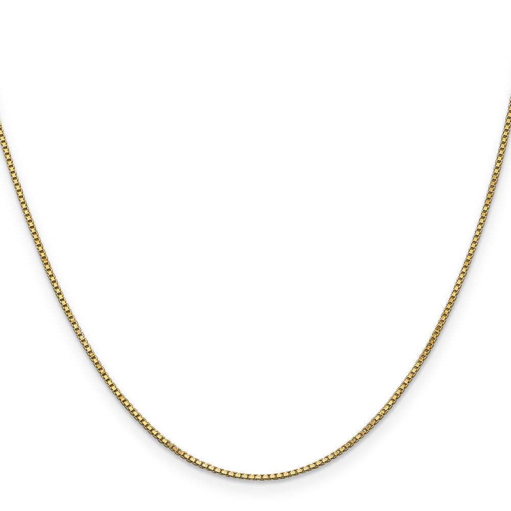 14k 1mm Box Chain