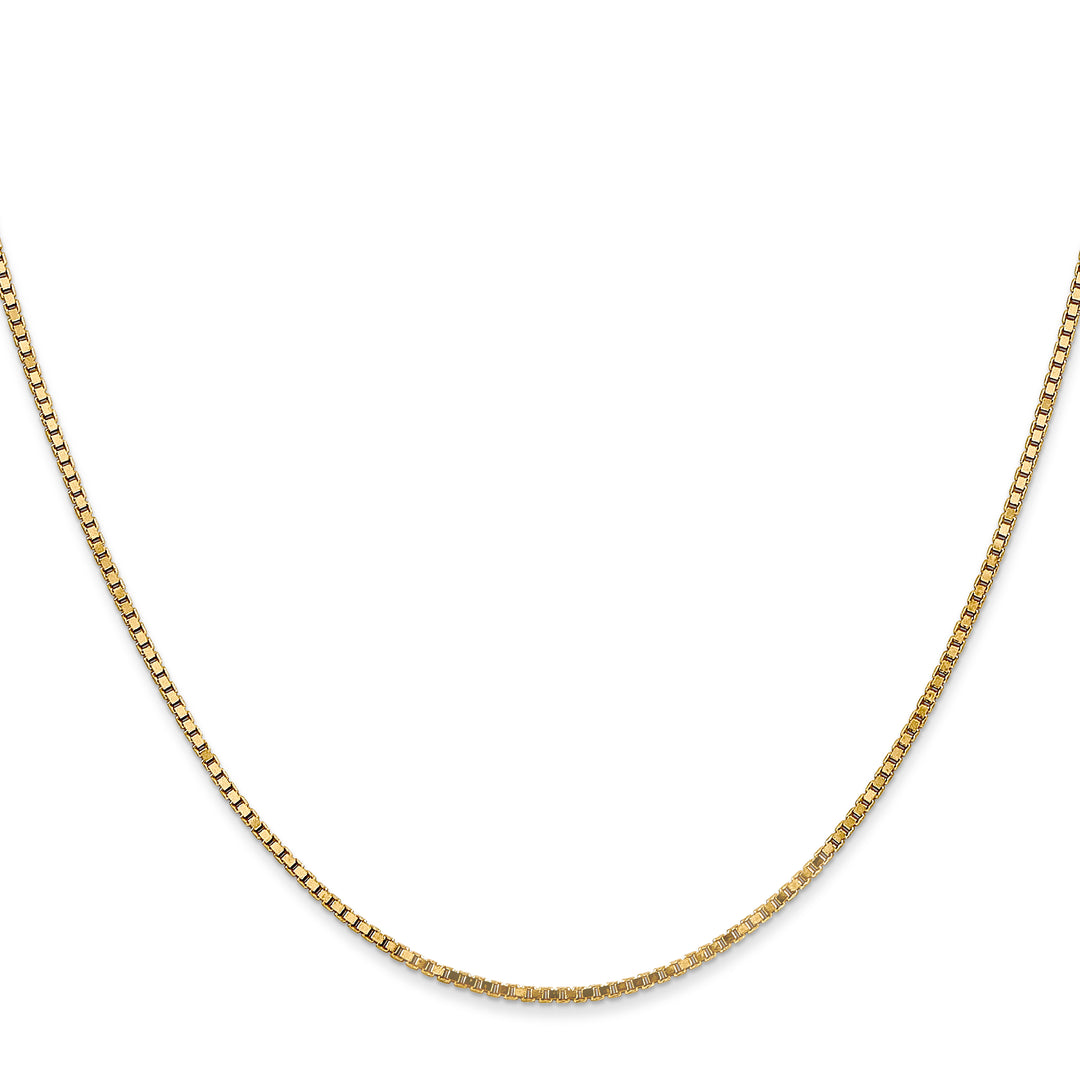 14k 1.30mm Box Chain