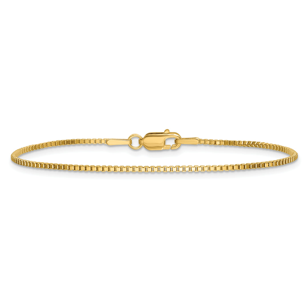 14k 1.3mm Box Chain