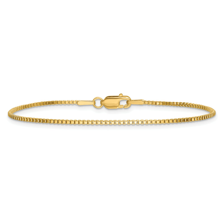 14k 1.3mm Box Chain