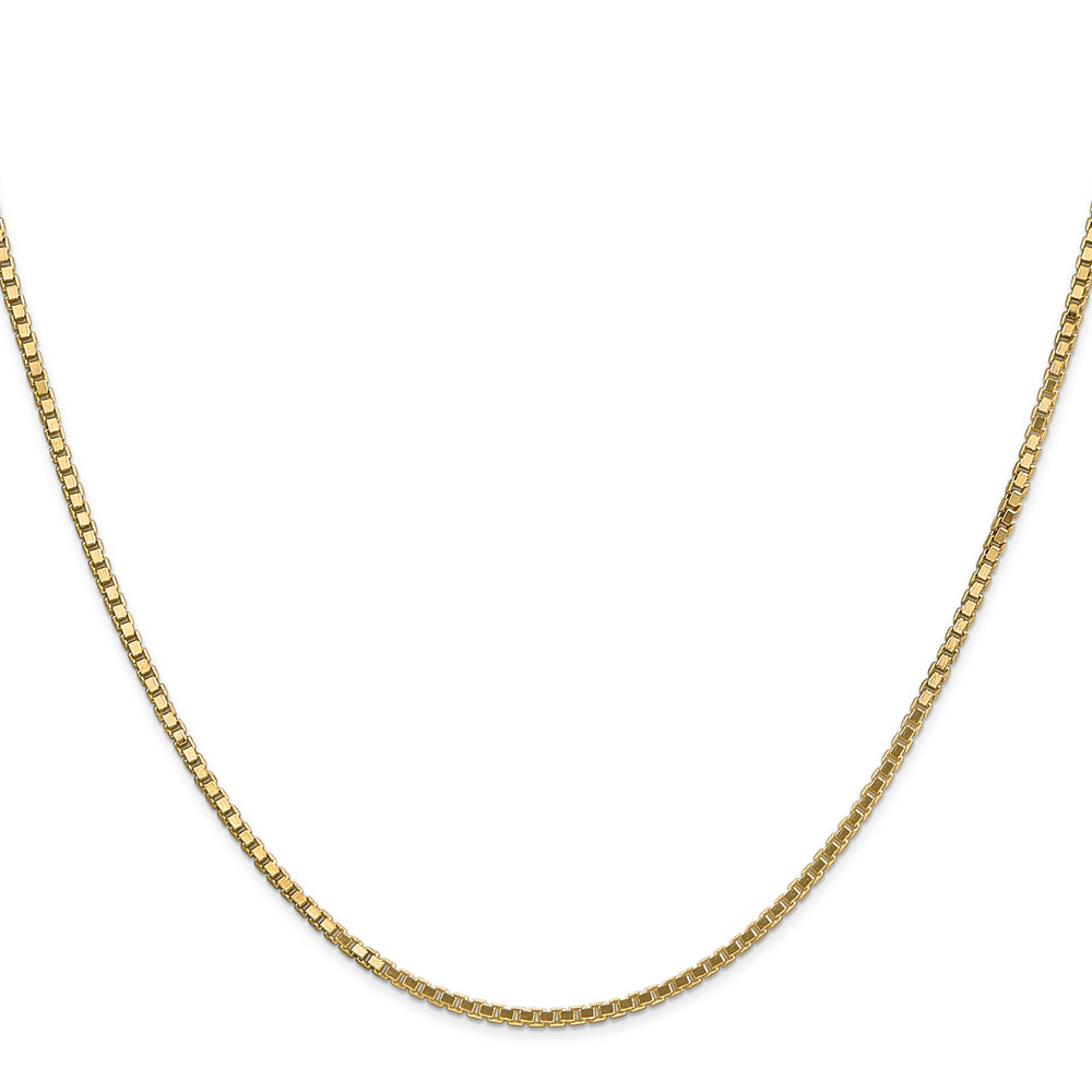 14k 1.5mm Box Chain