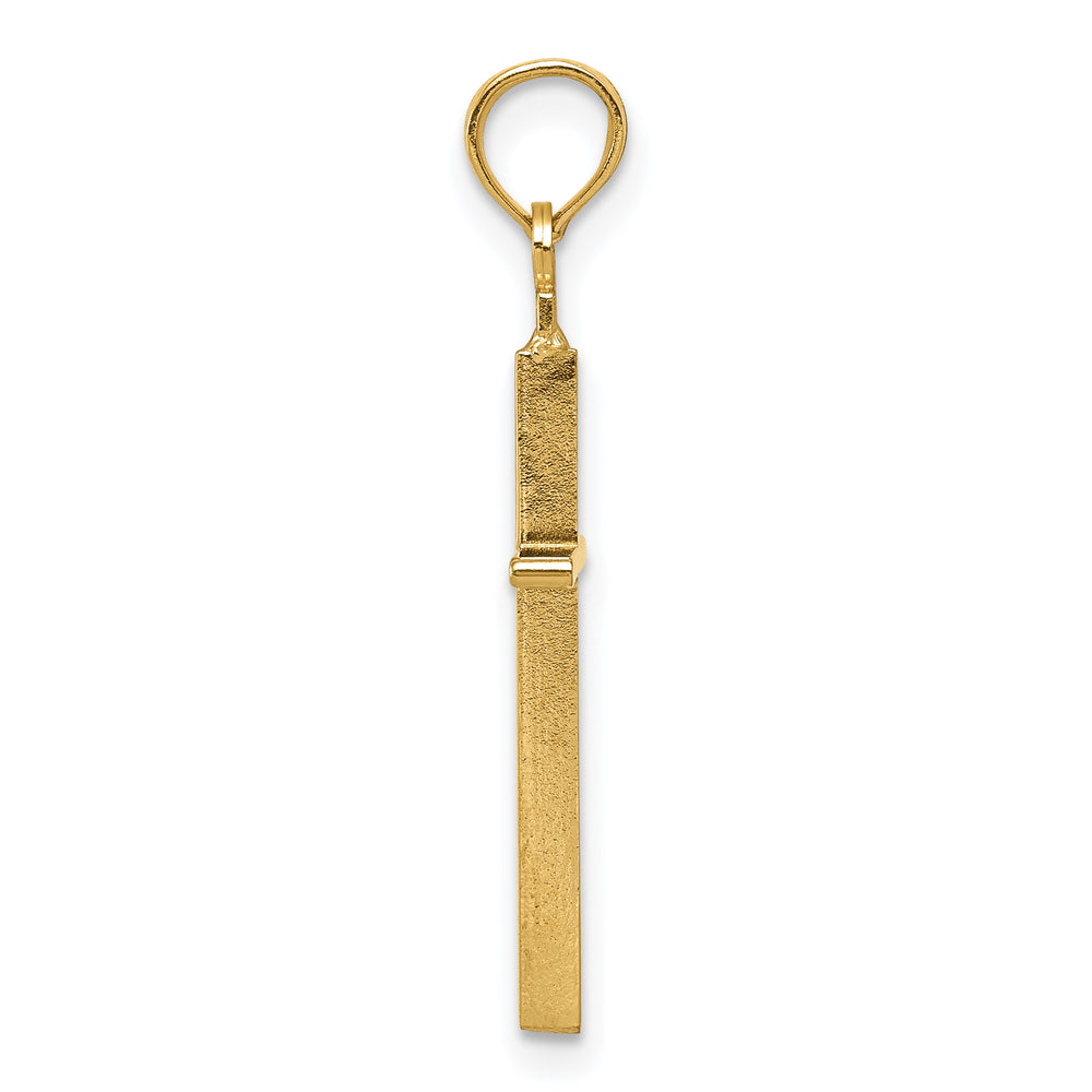14k Polished Cross Pendant