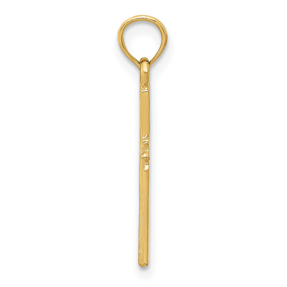 14K Cross Pendant