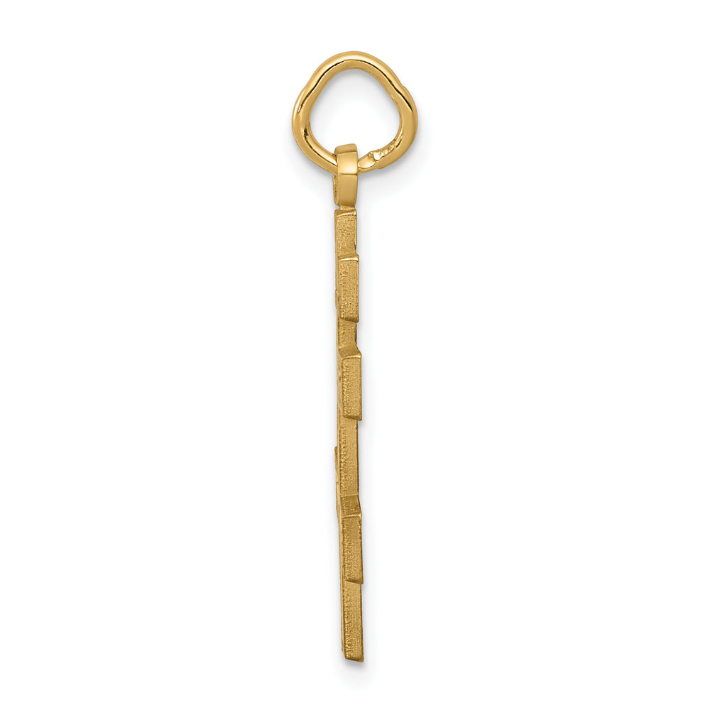 14k Eastern Orthodox Cross Charm
