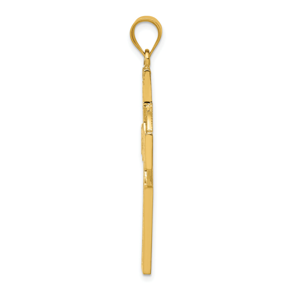 14k Celtic Cross Pendant