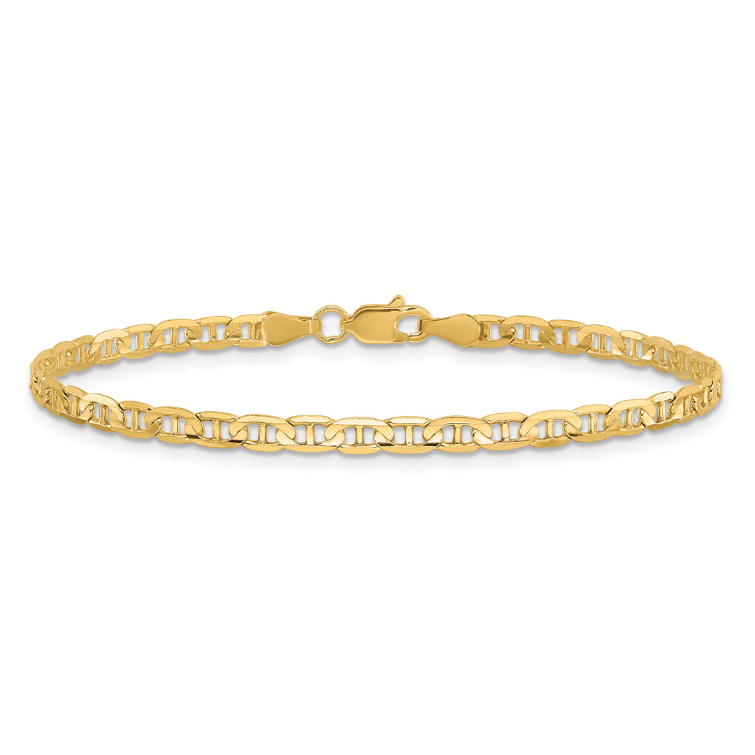 14k 3mm Concave Anchor Chain