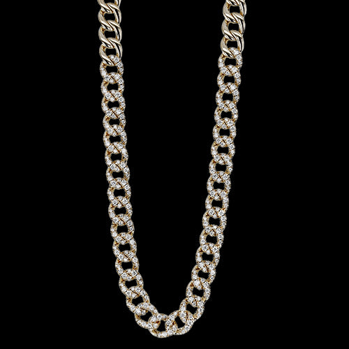 Necklace in 18k Gold with Diamonds