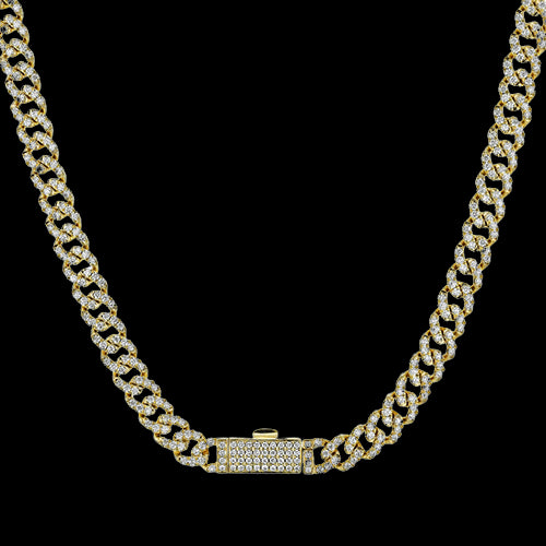 Necklace in 14k Gold with Diamonds