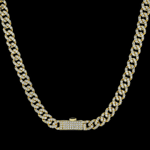 Necklace in 14k Gold with Diamonds