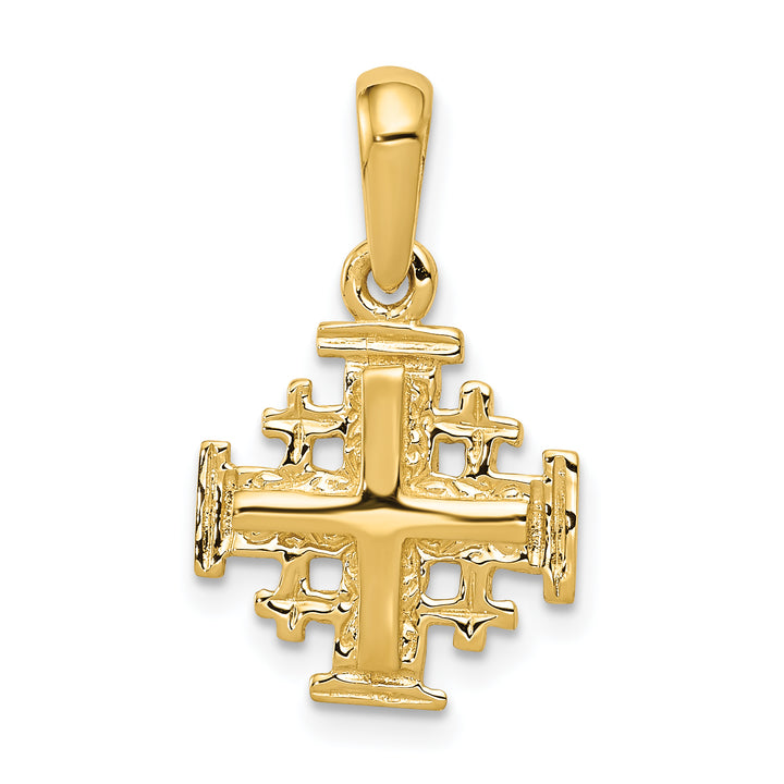 14k Jerusalem Cross Charm